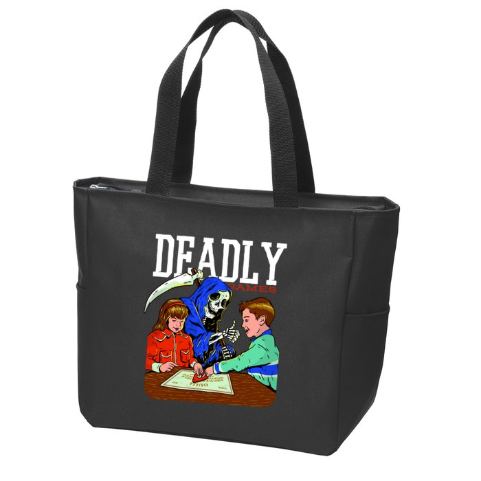 Deadly Games Zip Tote Bag