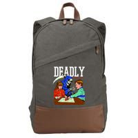 Deadly Games Cotton Canvas Backpack
