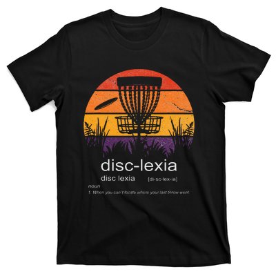 Disc Golf disclexia disc golf meme funny disc golf T-Shirt