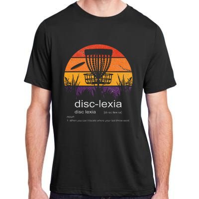 Disc Golf disclexia disc golf meme funny disc golf Adult ChromaSoft Performance T-Shirt