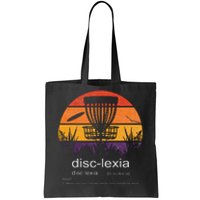 Disc Golf disclexia disc golf meme funny disc golf Tote Bag