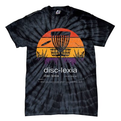 Disc Golf disclexia disc golf meme funny disc golf Tie-Dye T-Shirt