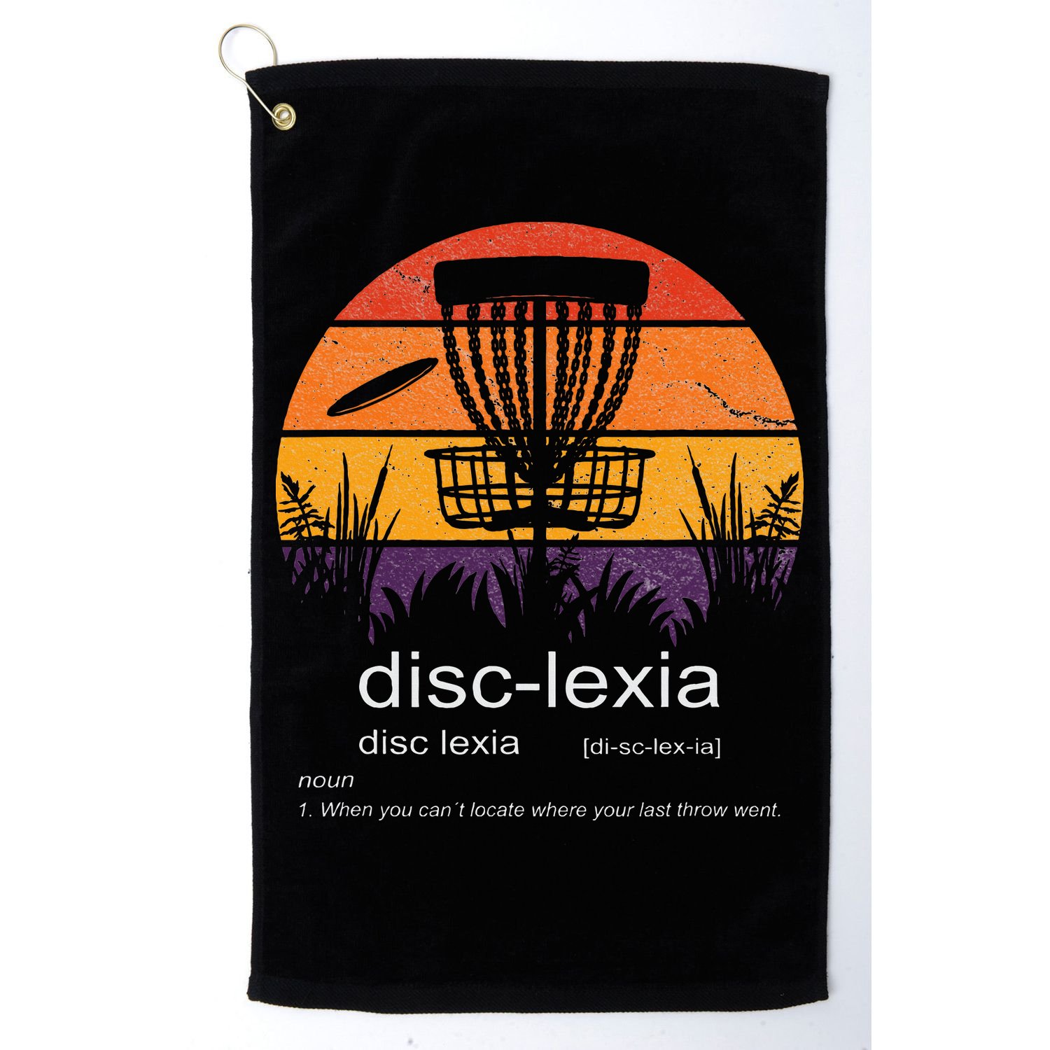 Disc Golf disclexia disc golf meme funny disc golf Golf Towel
