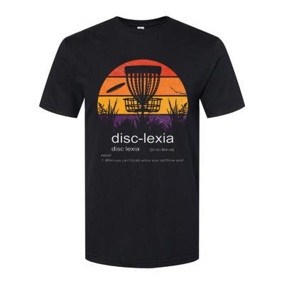 Disc Golf disclexia disc golf meme funny disc golf Softstyle CVC T-Shirt