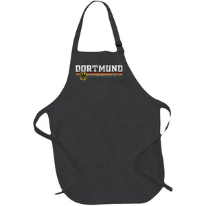 Dortmund Germany Deutschland Full-Length Apron With Pockets