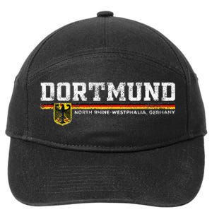 Dortmund Germany Deutschland 7-Panel Snapback Hat