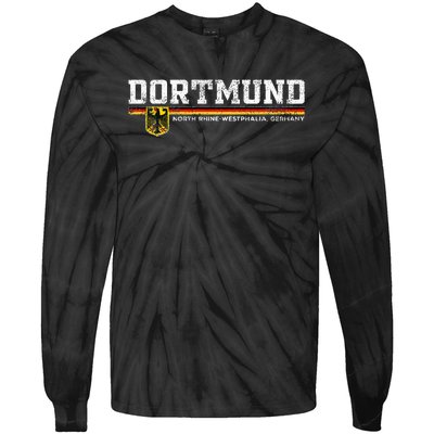 Dortmund Germany Deutschland Tie-Dye Long Sleeve Shirt