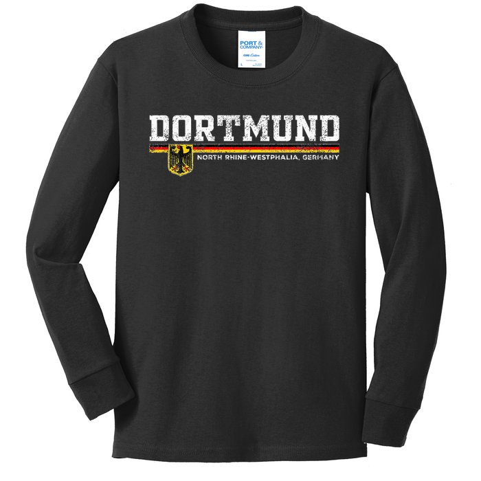 Dortmund Germany Deutschland Kids Long Sleeve Shirt