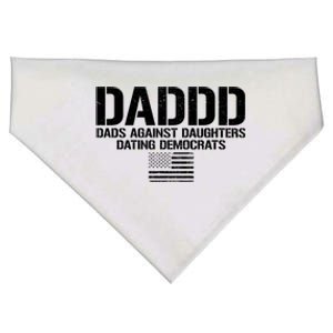 Daddd Gift Dads Against Daughters Dating Democrats Great Gift USA-Made Doggie Bandana