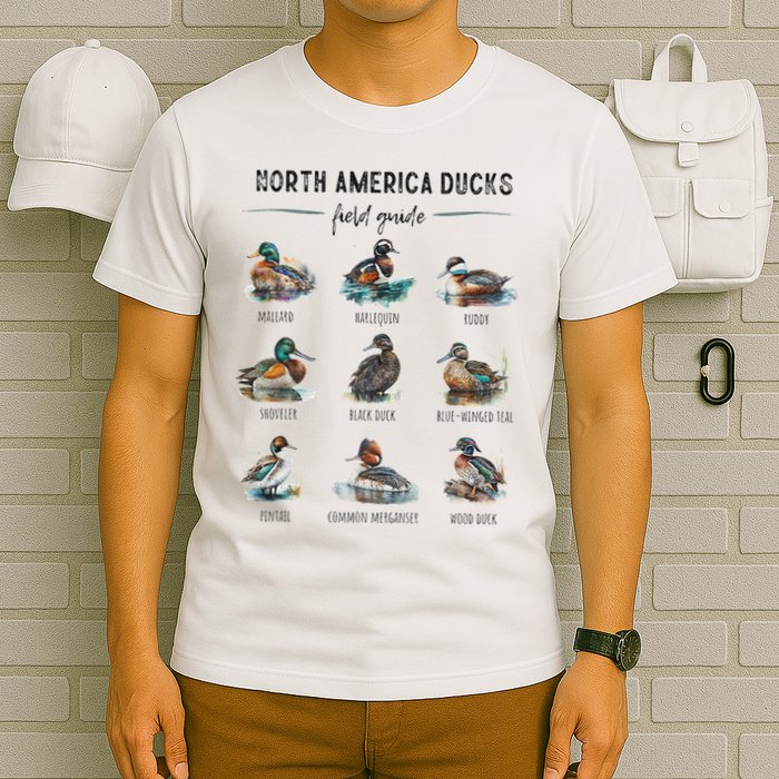 Ducks Guide Duck Lover Duck Guide Hunter Waterfowl Hunting T-Shirt