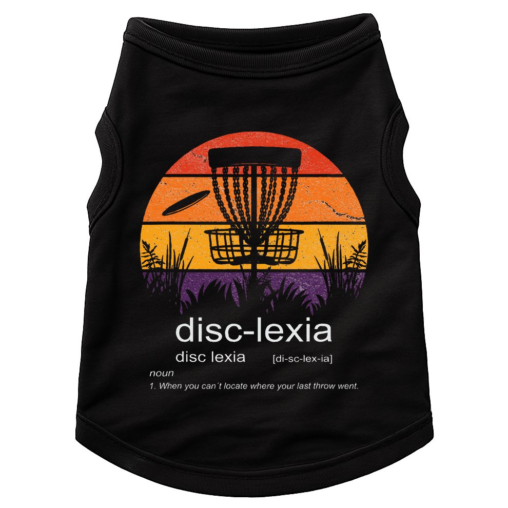 Disc Golf Disclexia Disc Golf Meme Funny Disc Golf Doggie Tank