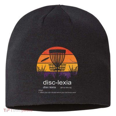 Disc Golf Disclexia Disc Golf Meme Funny Disc Golf Sustainable Beanie