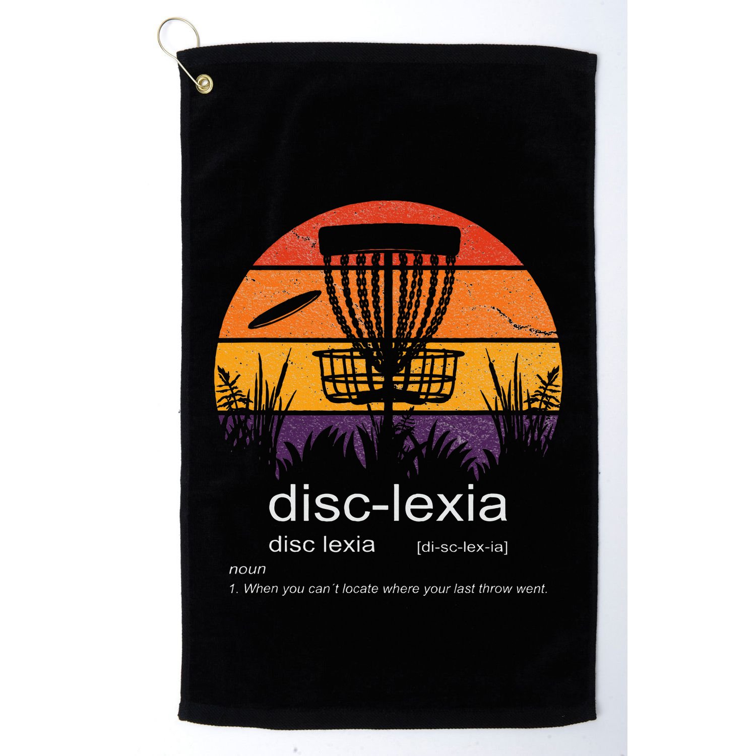 Disc Golf Disclexia Disc Golf Meme Funny Disc Golf Golf Towel