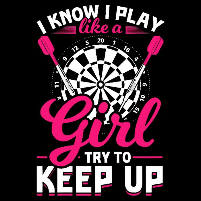 Darts Girl Dart Lover Woman Drawstring Bag