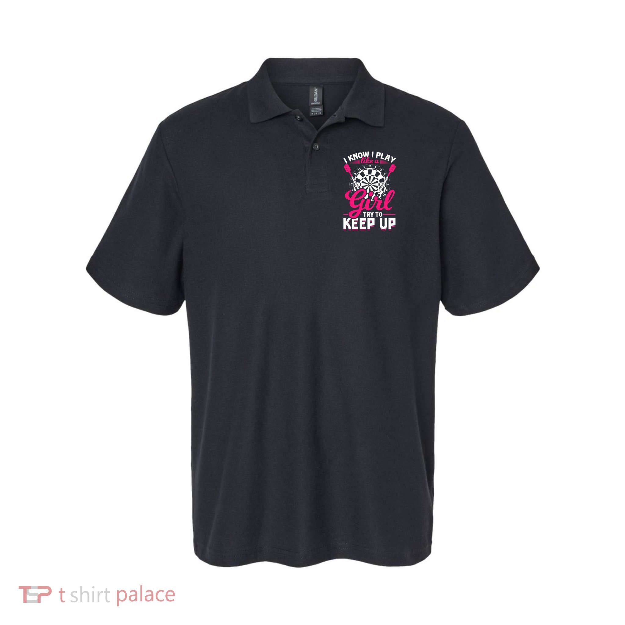 Darts Girl Dart Lover Woman Polo