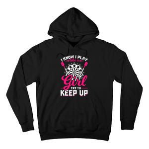 Darts Girl Dart Lover Woman Tall Hoodie