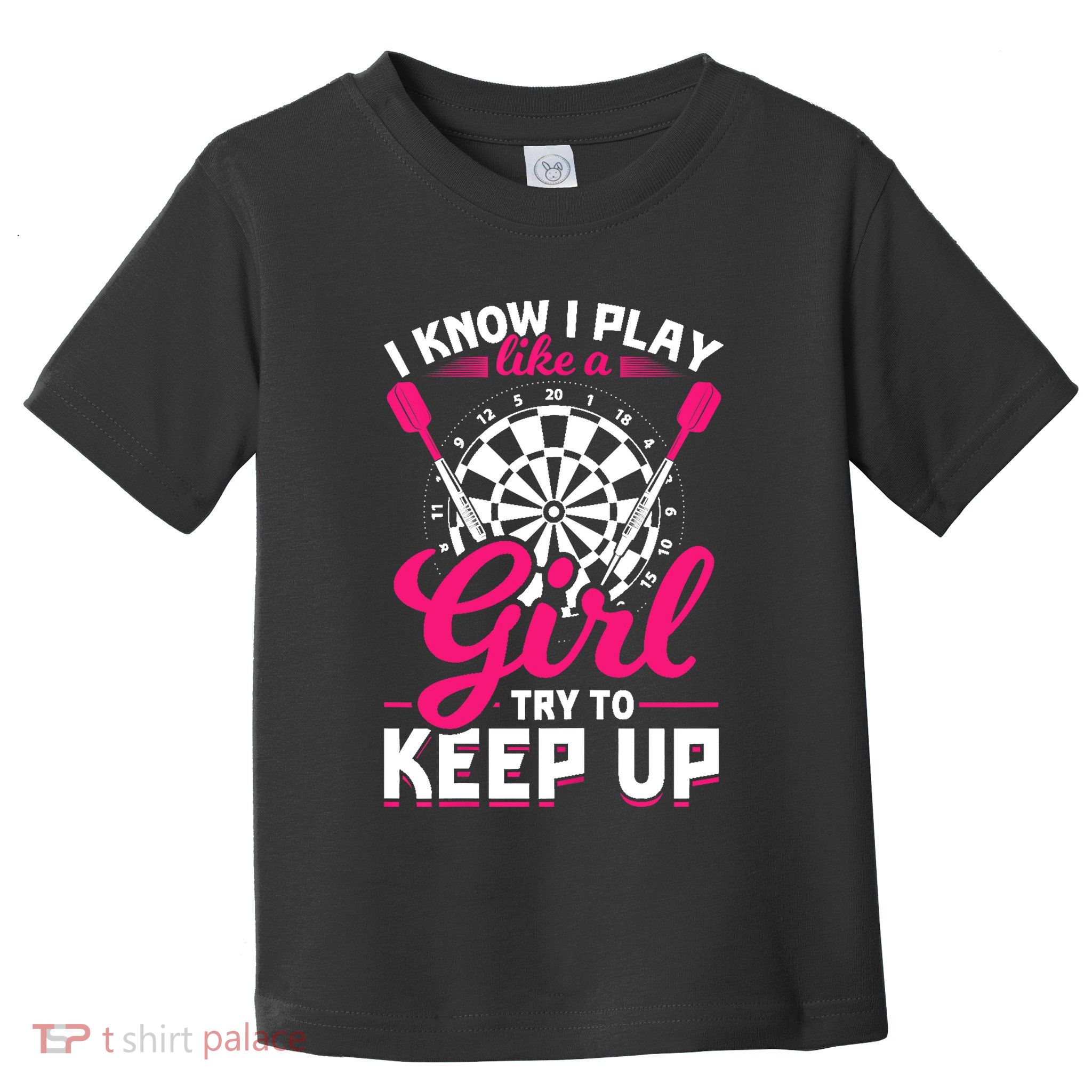 Darts Girl Dart Lover Woman Toddler T-Shirt