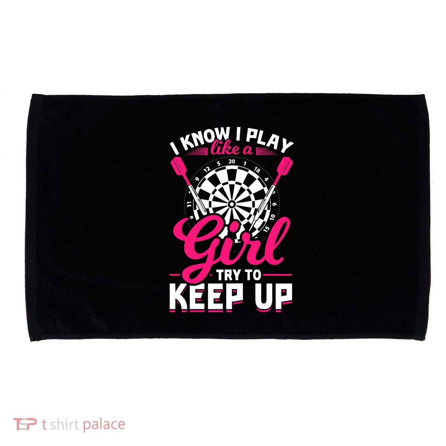 Darts Girl Dart Lover Woman Microfiber Hand Towel