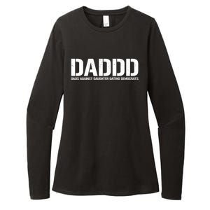 Daddd Gift Dads Against Daughters Dating Democrats Meaningful Gift Womens CVC Long Sleeve Shirt