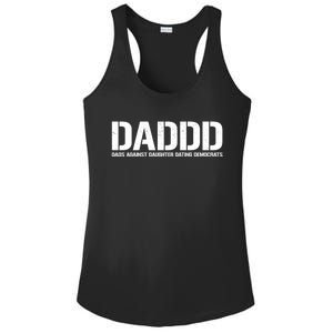 Daddd Gift Dads Against Daughters Dating Democrats Meaningful Gift Ladies PosiCharge Competitor Racerback Tank