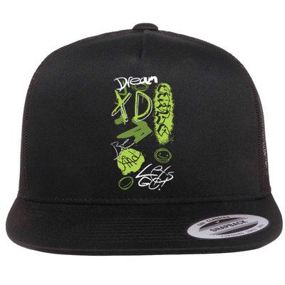 Dream Graffiti Flat Bill Trucker Hat