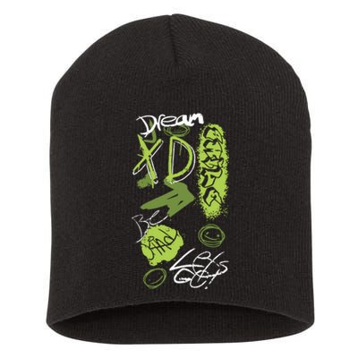 Dream Graffiti Short Acrylic Beanie