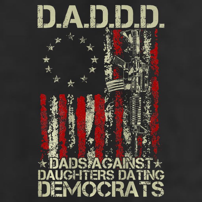 Daddd Gun Dads Against Daughters Dating Democrats On Back Cool Comfort Performance Bucket Hat
