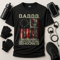 Daddd Gun Dads Against Daughters Dating Democrats On Back Cooling Performance Crew T-Shirt