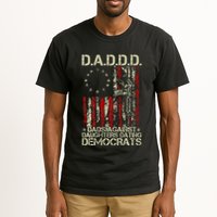 Daddd Gun Dads Against Daughters Dating Democrats On Back Tall T-Shirt