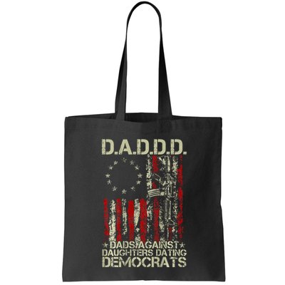 Daddd Gun Dads Against Daughters Dating Democrats On Back Bag