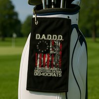 Daddd Gun Dads Against Daughters Dating Democrats On Back Golf Towel