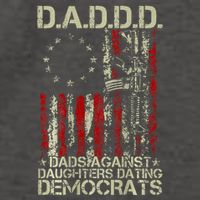 Daddd Gun Dads Against Daughters Dating Democrats On Back Vector Backpack