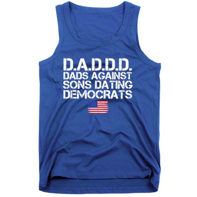 Daddd Gift Dads Against Sons Dating Democrats Gift Tank Top