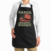 Daddd Gun Dads Against Daughters Dating Democrats USA Flag Apron