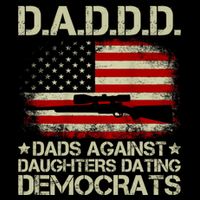 Daddd Gun Dads Against Daughters Dating Democrats USA Flag Apron