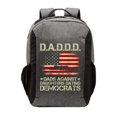 Daddd Gun Dads Against Daughters Dating Democrats USA Flag Vector Backpack