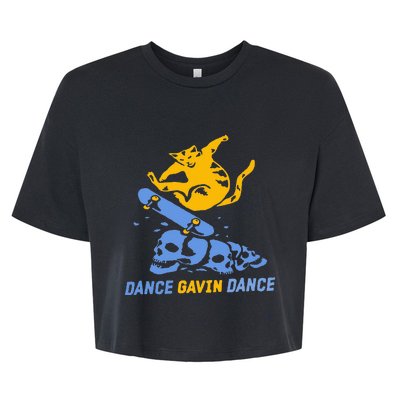 Dance Gavin Dance Design Bella+Canvas Jersey Crop Tee