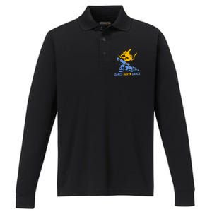 Dance Gavin Dance Design Performance Long Sleeve Polo