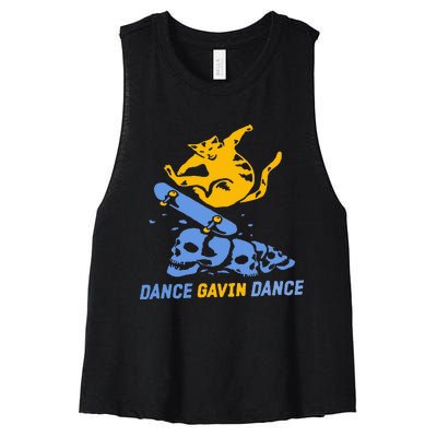 Dance Gavin Dance Design Women's Racerback Cropped Tank