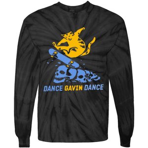 Dance Gavin Dance Design Tie-Dye Long Sleeve Shirt