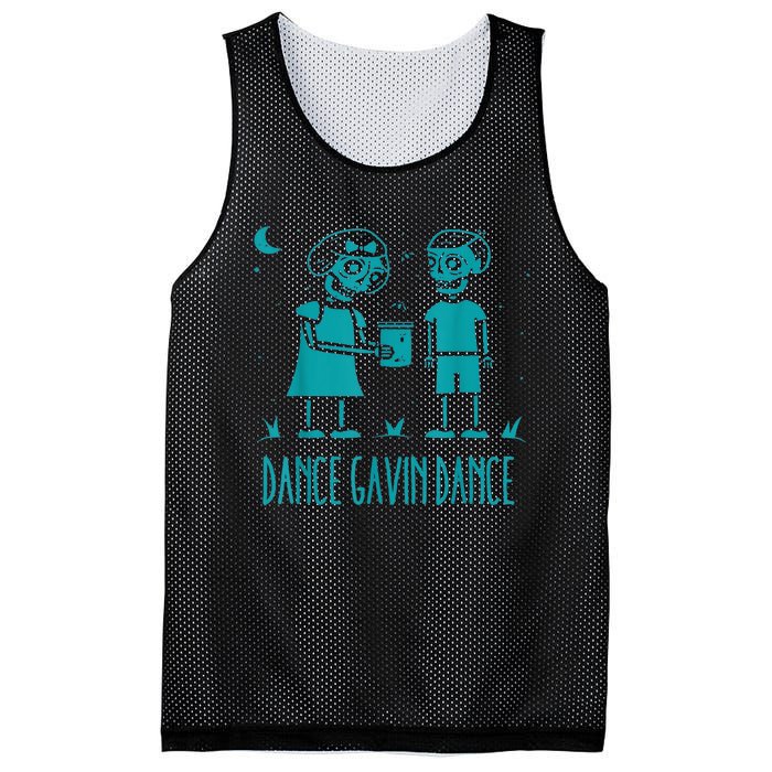 Dance Gavin Dance Graphic Design Mesh Reversible Basketball Jersey Tank