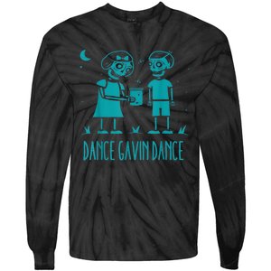 Dance Gavin Dance Graphic Design Tie-Dye Long Sleeve Shirt