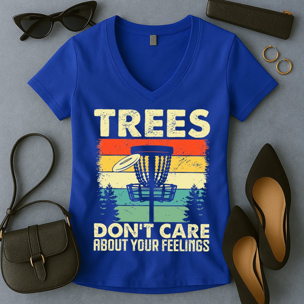 Disc Golf Women's V-Neck T-Shirt