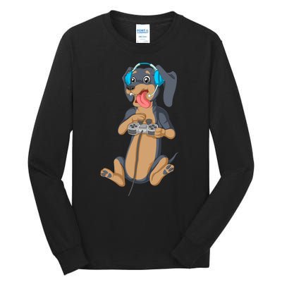 Dachshund Gamer Tall Long Sleeve T-Shirt