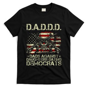 Daddd Gun Dads Against Daughters Dating Democrats T-Shirt