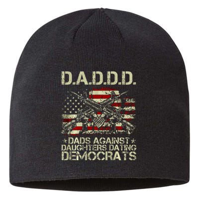 Daddd Gun Dads Against Daughters Dating Democrats Sustainable Beanie