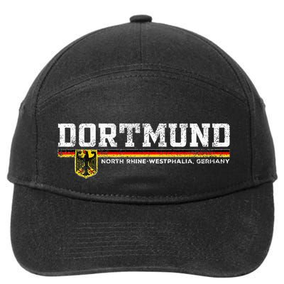 Dortmund Germany Deutschland 7-Panel Snapback Hat