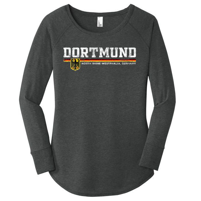 Dortmund Germany Deutschland Women's Perfect Tri Tunic Long Sleeve Shirt