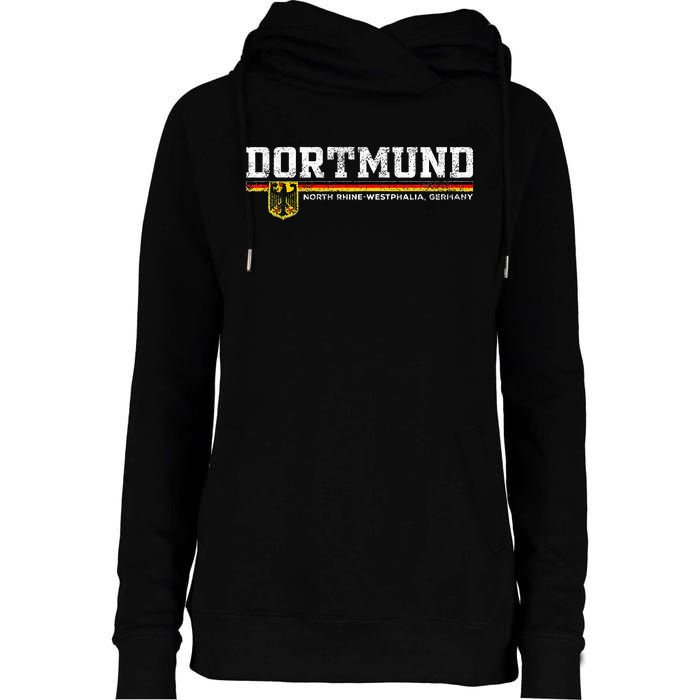 Dortmund Germany Deutschland Womens Funnel Neck Pullover Hood