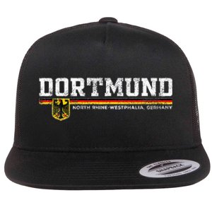 Dortmund Germany Deutschland Flat Bill Trucker Hat